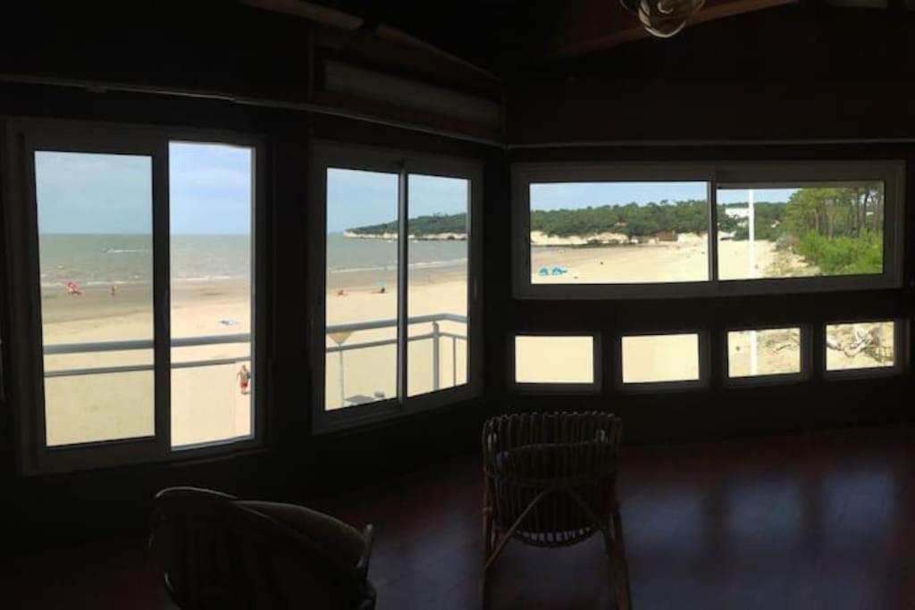 משר-סור-ג'ירונדה Beach Apartment - Ocean Sunset Full View מראה חיצוני תמונה